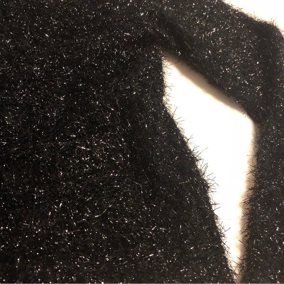 Amazing vintage fuzzy sparkly cardigan by Studio Holt Renfrew size Small - Picture 4 of 14